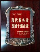 公司榮獲“2020年度柯橋街道現(xiàn)代服務(wù)業(yè)發(fā)展十強企業(yè)”